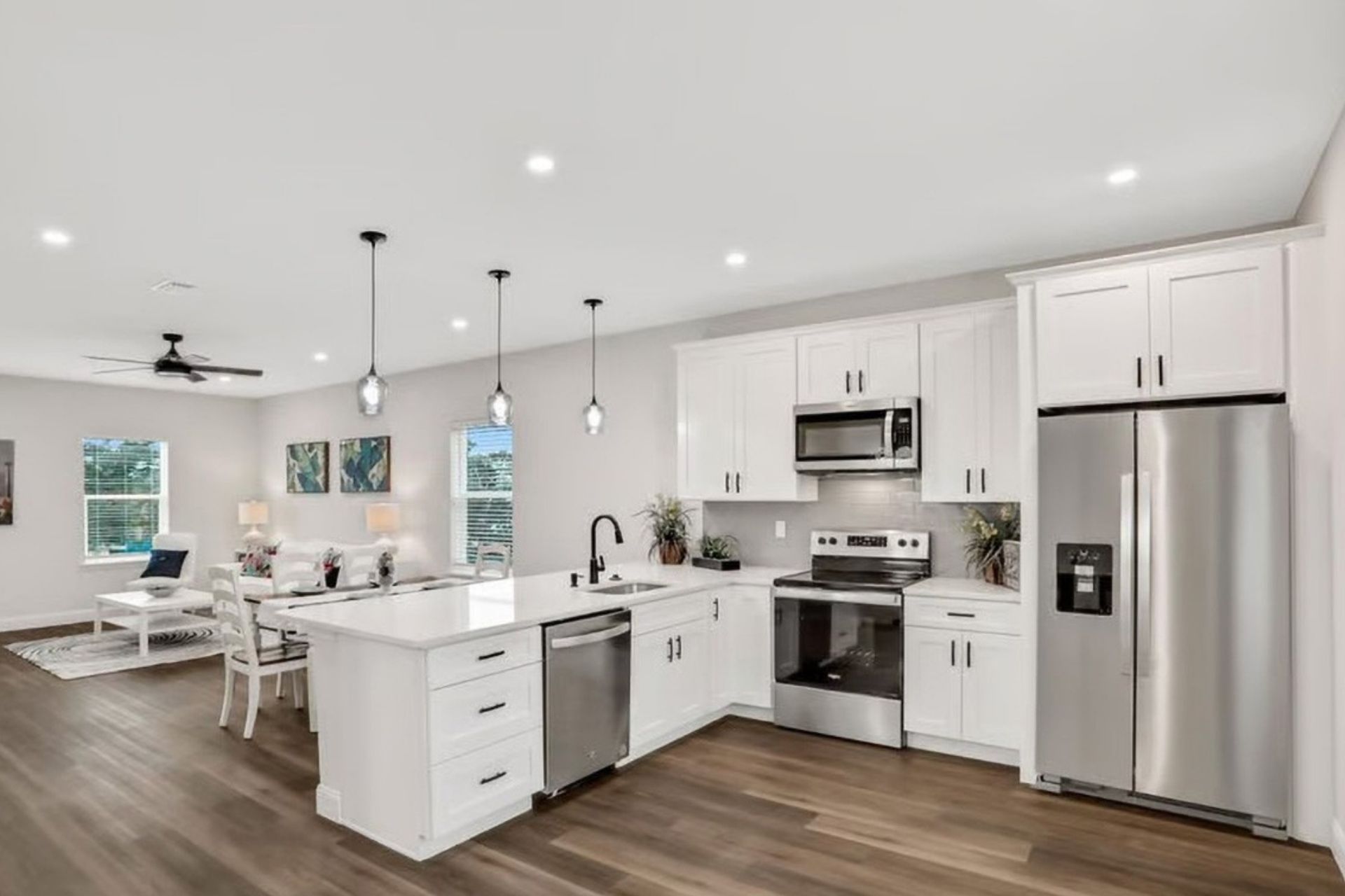 Bright Coastal Kitchen